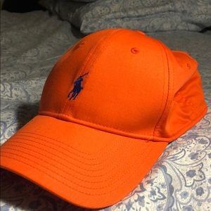 Orange polo cap